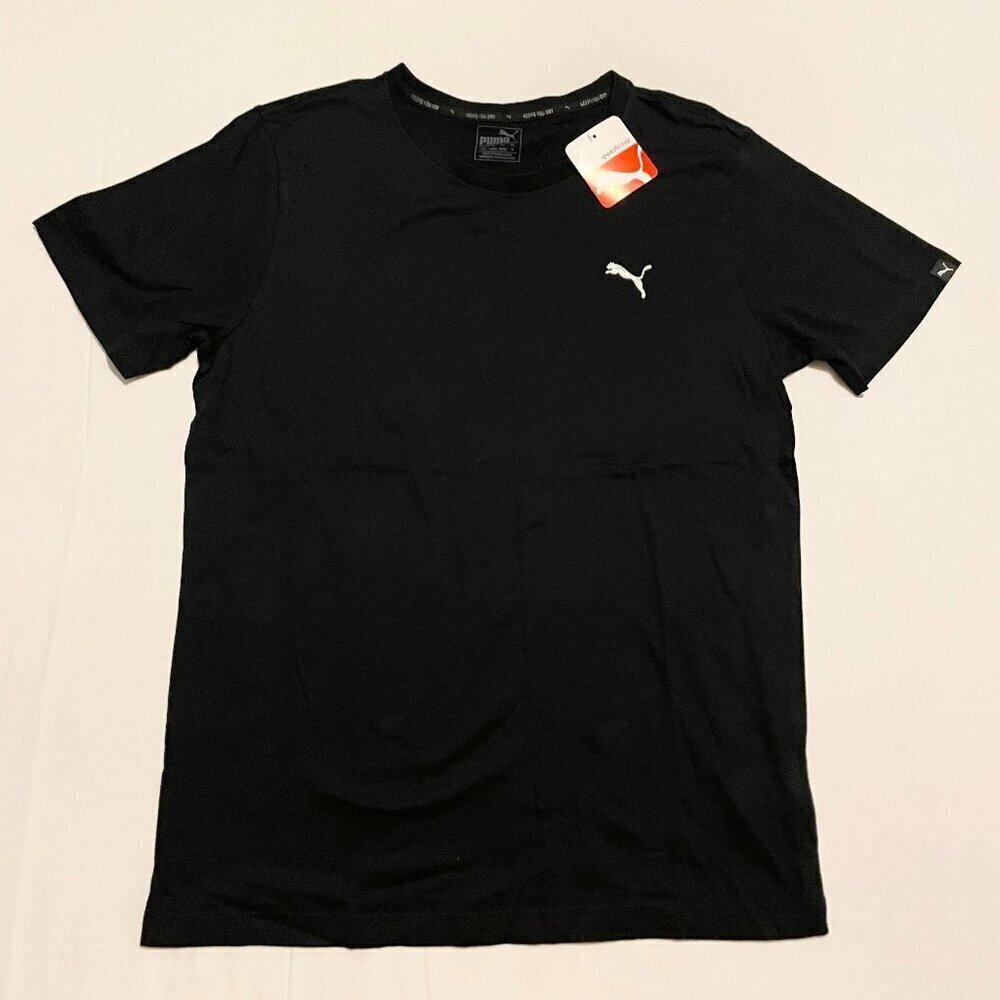 Puma Black Tshirt Mens Size Medium Shirt